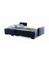 CATANZARO L divano letto angolare blu 225 x 160 cm