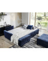 CATANZARO L divano letto angolare blu 225 x 160 cm