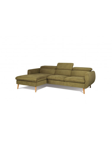 Divano angolare CENTO, verde, 250 x 170 cm