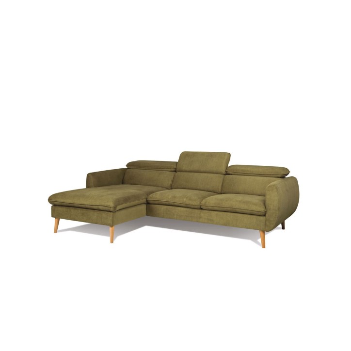 Canapé d'angle CENTO vert 250 x 170 cm