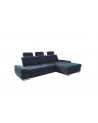 CREMONA divano letto angolare blu 306 x 190 cm