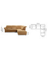 Sofá rinconera RENO P 270 x 230 cm