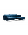 Divano angolare VINO ad angolo retto blu 235 x 165 cm