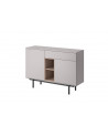 Aparador INOX gris 125 x 89 cm