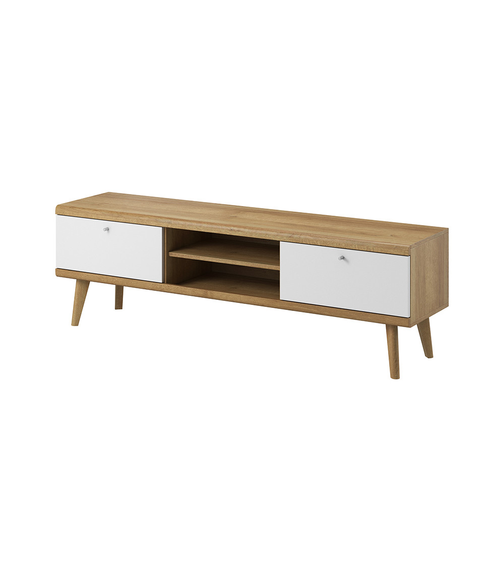 Mobile TV PRIMO bianco rovere 160 cm