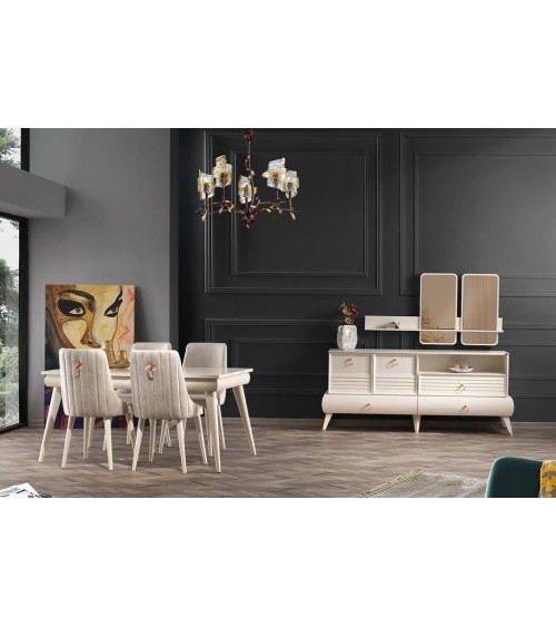 Salle à manger SAHRA écru