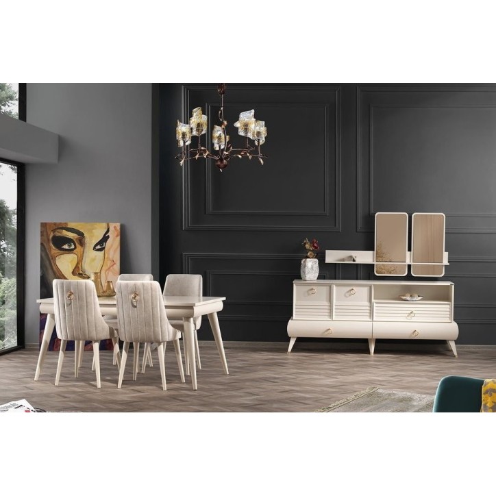 Salle à manger SAHRA écru