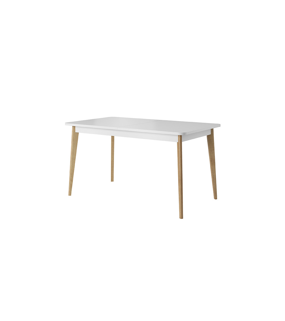 Mesa extensível PRIMO carvalho-branco 140-180 x 75 x 80 cm