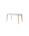 Mesa extensible PRIMO roble-blanco 140-180 x 75 x 80 cm
