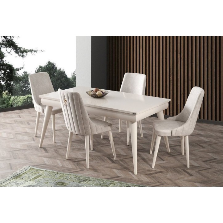 Salle à manger SAHRA écru