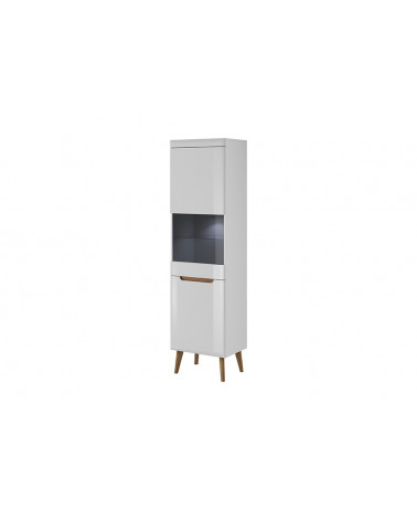 Vitrina NORDI 53 x 197 cm blanco