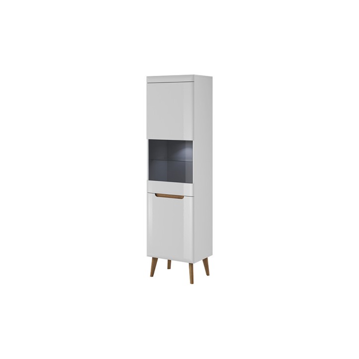 Vitrina NORDI 53 x 197 cm blanco