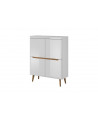 Credenza NORDI 107 x 134 cm bianco