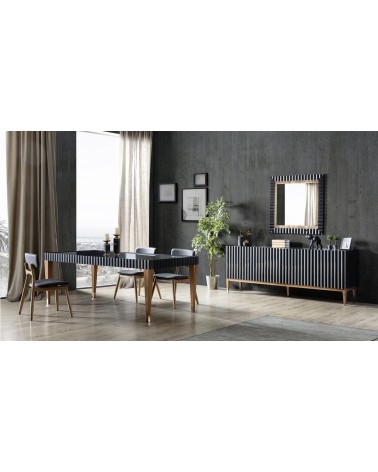 Salle à manger PRADO Anthracite