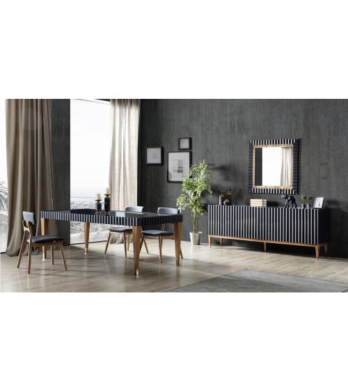 Salle à manger PRADO Anthracite