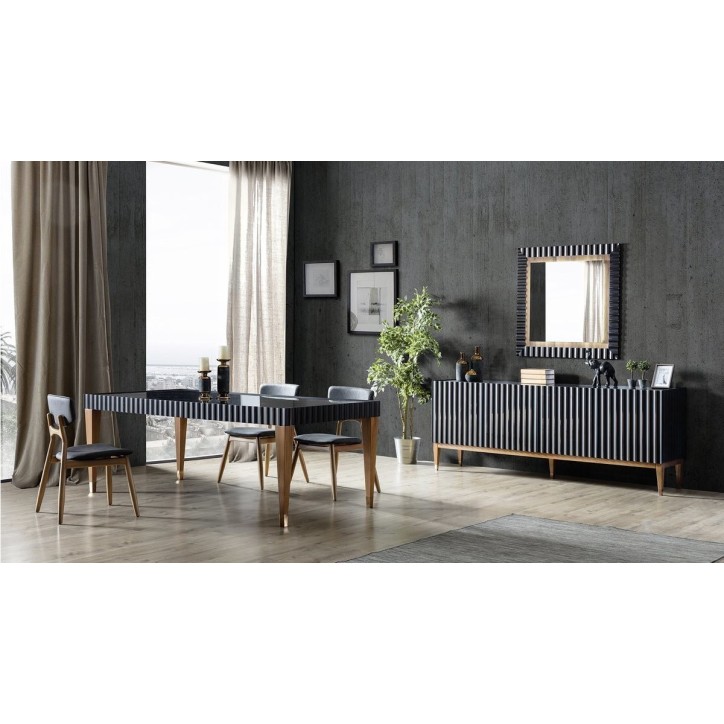 Salle à manger PRADO Anthracite