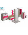 NUKI lettino 5 in 1 rosa