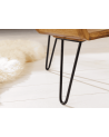 Table basse ORGANIC LIVING 100 cm en bois de sheesham naturel