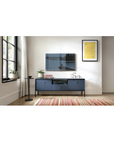 Mueble TV MONO azul marino 154 cm