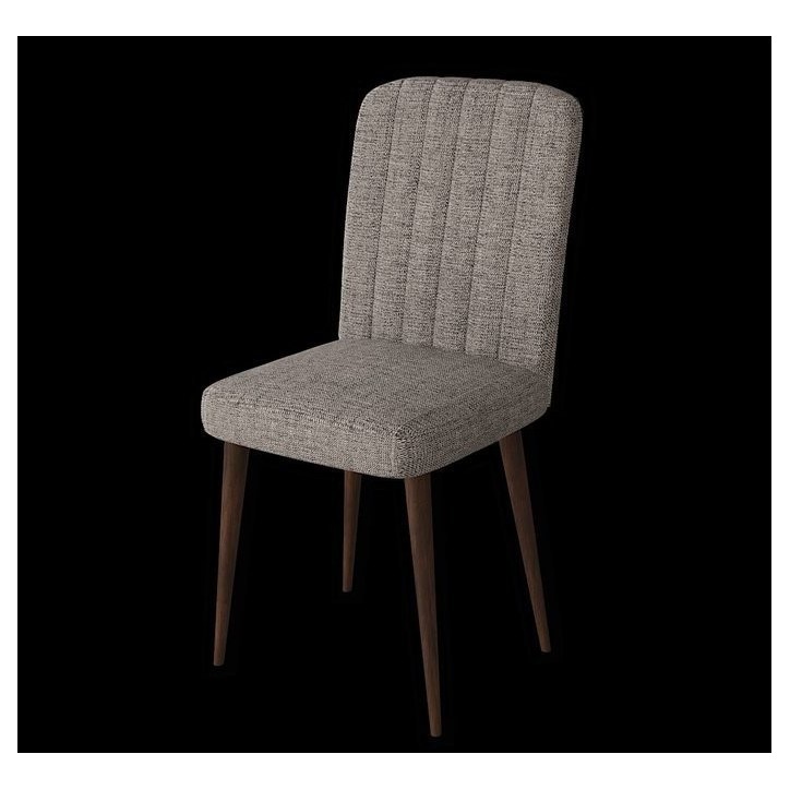 Salle à manger ROMAINE noyer et noir