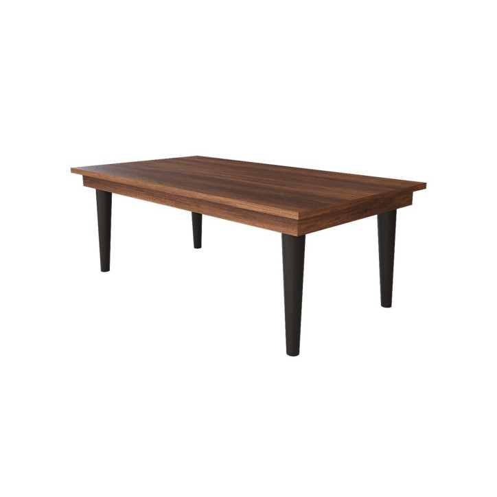 Salle à manger ROMAINE noyer et noir Salle à manger ROMAINE noyer et noir