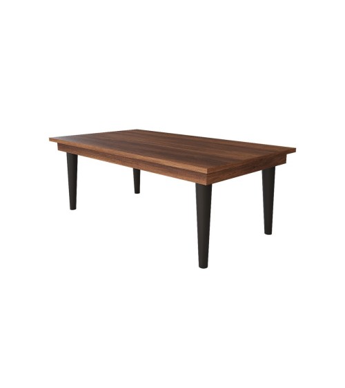 Salle à manger ROMAINE noyer et noir