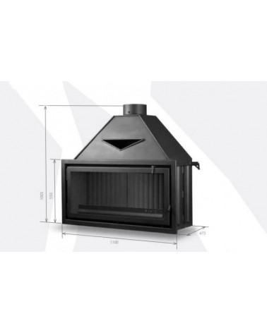 Inzethaard 110 CM Classic 11-19kW