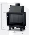 Inserto para chimenea 69 CM B CGR d150 5-8kW