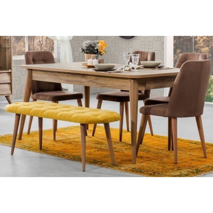 Salle à manger LUNA Noyer