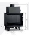 Insert cheminées à bois 69 CM B CGL d150 5-8kW