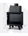 Inserto per camino 60 B CGR d150 57 CM 4-6kW