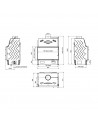 Insert de cheminée 80 CM EVO 20-17kW