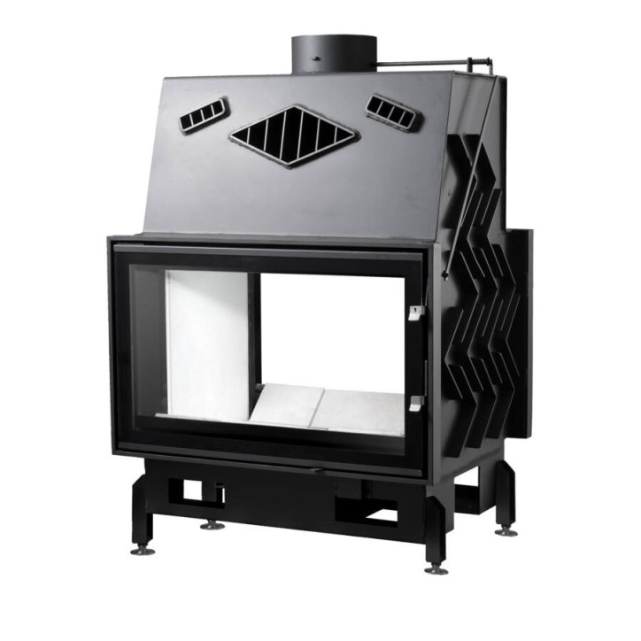 Insert para lareira EVO TUNNEL 80 CM – 10–17 kW