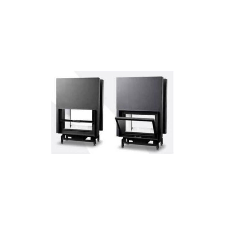 Insert de cheminée 80 EVO 2LD TUNNEL 84 CM 12kW design haut de gamme