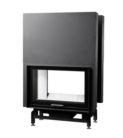Inserto para chimenea 80 EVO LD doble cara TUNNEL 84 CM 6-12kW diseño de alta gama
