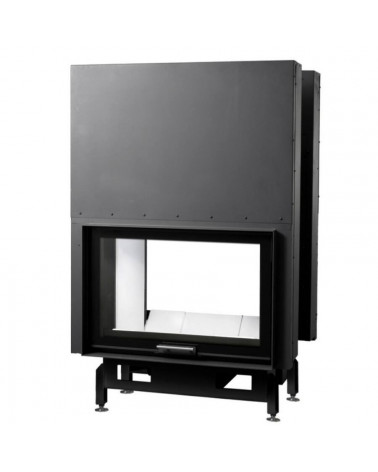 Inserto para chimenea 80 EVO LD doble cara TUNNEL 84 CM 6-12kW diseño de alta gama