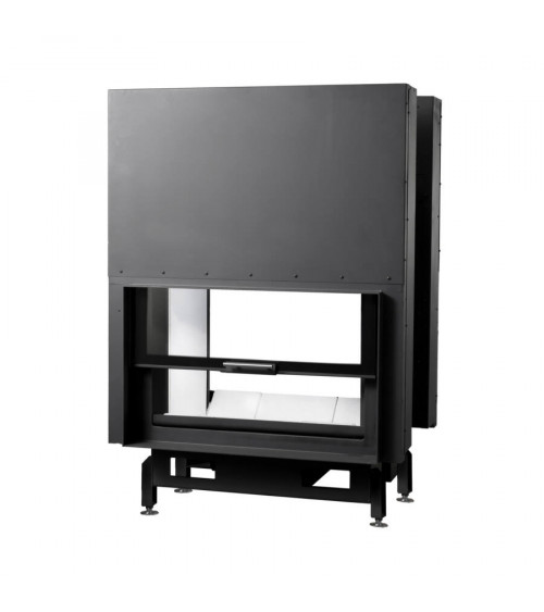 Inserto para chimenea 130 EVO LD doble cara TUNNEL d200 126 CM 8-14kW diseño de alta gama