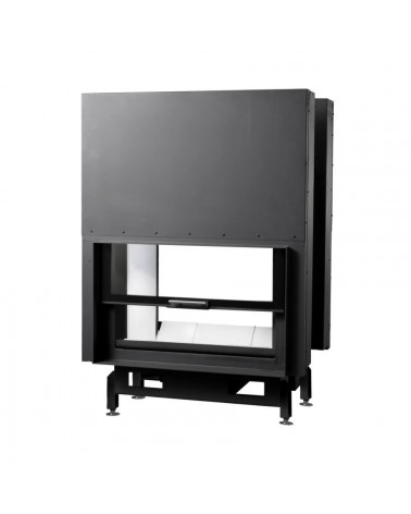 Inserto para chimenea 130 EVO LD doble cara TUNNEL d200 126 CM 8-14kW diseño de alta gama