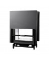 Inserto per camino a doppia faccia tunnel 130 EVO LD TUNNEL d200 126 CM 8-14kW design di alto livello