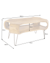 Table basse ORGANIC LIVING 100 cm en bois de sheesham naturel
