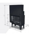 Insert de cheminée 100 JOY LD 96 CM 4-7kW