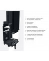 Insert de cheminée 80 JOY CG LD R d200 78 CM 4-7kW