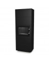 Insert de cheminée 60 B meuble noir 2+2  70x179 CM 4-6 kW