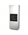 Inserto per camino 60 B bianco 2+2 70x179 cm 6 kW
