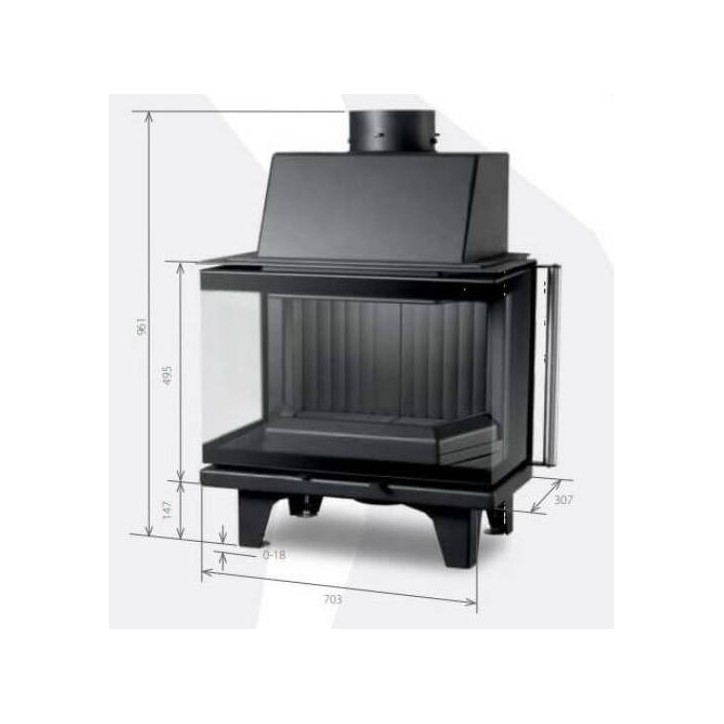 Insert de cheminée 70 BU 71 CM 7 kW Insert de cheminée 70 BU 71 CM 7 kW
