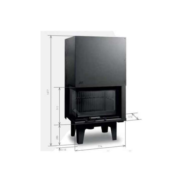 Inzethaard 80 JOY CG LD L d200 78 CM 4-7kW