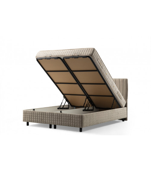 Letto con box contenitore SAFIR + testata 160x200 cm