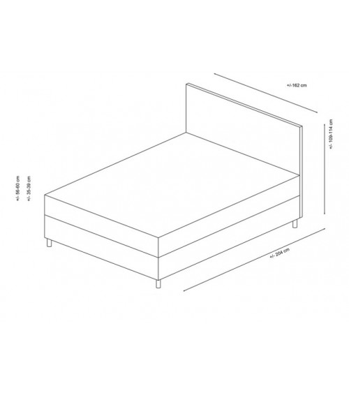 Letto di 160 cm di CASABLANCA