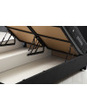 LIT coffre + tête de lit VITALIA 160x200 cm anthracite