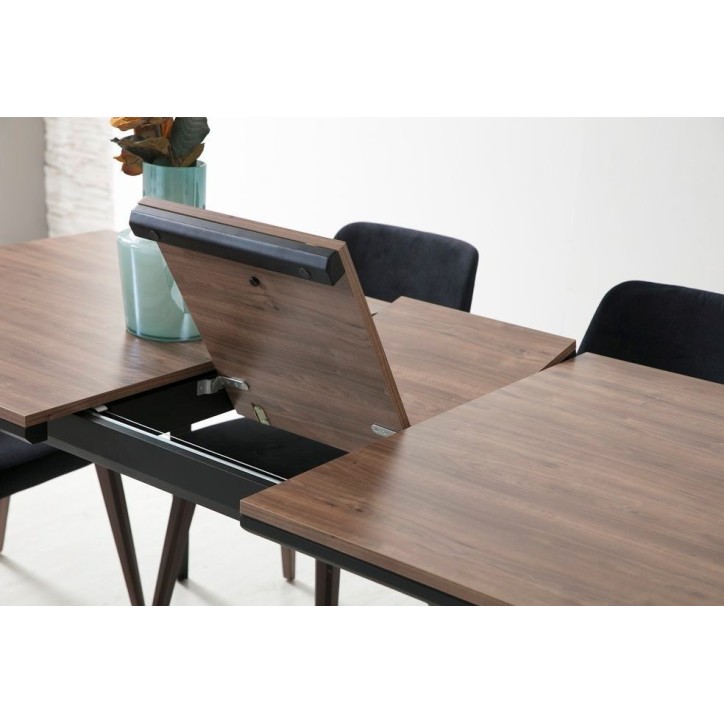 Salle à manger SOPHIA bois et miroir